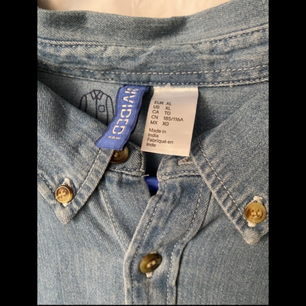 Divided Long Sleeve Button Down - image 2